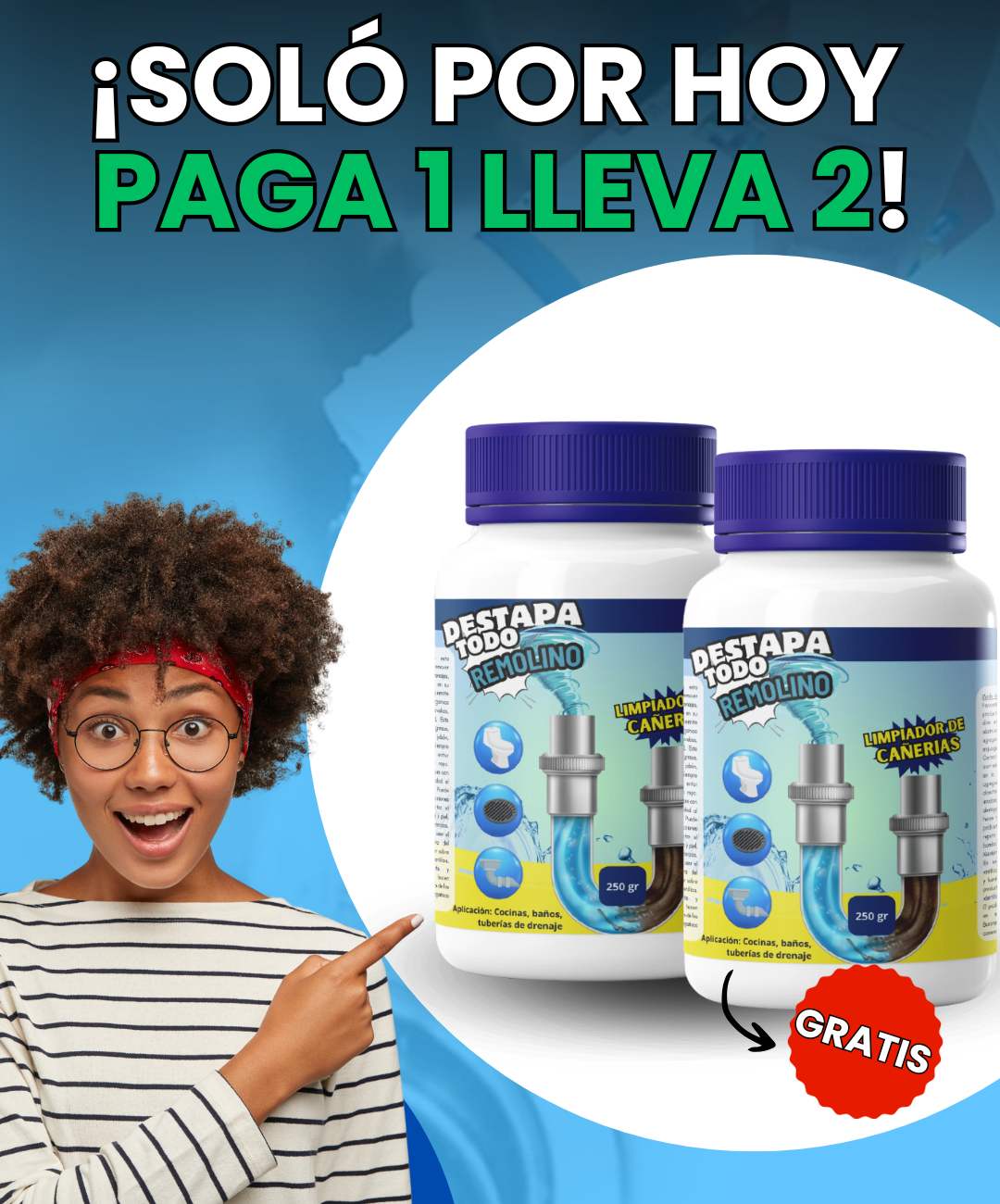 DESTAPA TODO REMOLINO